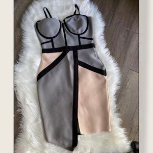 Spaghetti Straps Bandage Dress